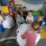 Zajęcia dydaktyczne pt zimowe spotkanie z bałwankiem