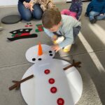 Zajęcia dydaktyczne na temat bałwanka.