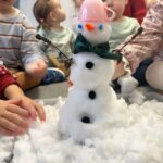 Zajęcia dydaktyczne na temat bałwanka.