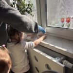 Zajęcia dydaktyczne na temat prac porządkowych.